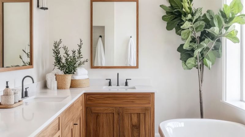Contemporary Vanity Area